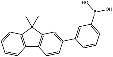 [3-(9,9-dimethyl-9H-fluoren-2-yl)phenyl]boronic acid Struktur