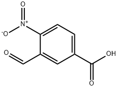 Benzoic acid, 3-formyl-4-nitro- Struktur