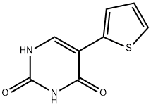 5-(thiophen-2-yl)pyrimidine-2,4(1H,3H)-dione Struktur