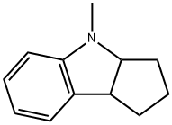 4-METHYL-1,2,3,3A,4,8B-HEXAHYDROCYCLOPENTA[B]INDOLE Struktur