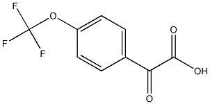 2-(4-Trifluoromethoxyphenyl)-2-oxoacetic acid Struktur