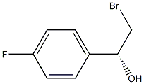 (R)-2-BROMO-1-(4-FLUOROPHENYL)ETHANOL Struktur