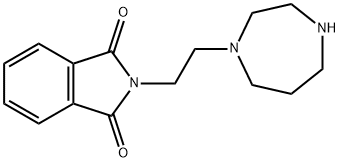 2-[2-(1,4-diazepan-1-yl)ethyl]-2,3-dihydro-1H-isoindole-1,3-dione Struktur