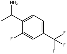 1-[2-FLUORO-4-(TRIFLUOROMETHYL)PHENYL]ETHAN-1-AMINE Struktur