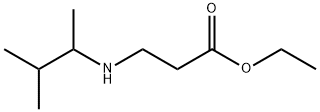 ethyl 3-[(3-methylbutan-2-yl)amino]propanoate Struktur