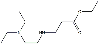 ethyl 3-{[2-(diethylamino)ethyl]amino}propanoate Struktur