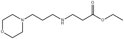 ethyl 3-{[3-(morpholin-4-yl)propyl]amino}propanoate Struktur