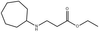 ethyl 3-(cycloheptylamino)propanoate Struktur