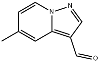 5-Methyl-pyrazolo[1,5-a]pyridine-3-carbaldehyde Struktur