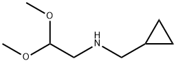 (cyclopropylmethyl)(2,2-dimethoxyethyl)amine Struktur