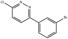 3-(3-bromophenyl)-6-chloropyridazine Struktur