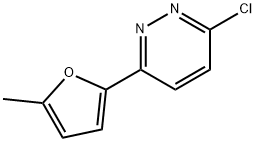 3-chloro-6-(5-methylfuran-2-yl)pyridazine Struktur