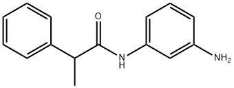 N-(3-Amino-phenyl)-2-phenyl-propionamide Struktur