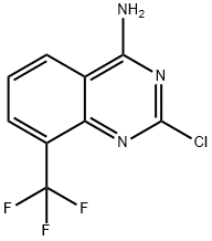 2-chloro-8-(trifluoromethyl)quinazolin-4-amine Struktur