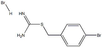 {[(4-bromophenyl)methyl]sulfanyl}methanimidamide hydrobromide Struktur