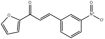 (2E)-1-(furan-2-yl)-3-(3-nitrophenyl)prop-2-en-1-one Struktur