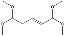 2-Pentene, 1,1,5,5-tetramethoxy- Struktur