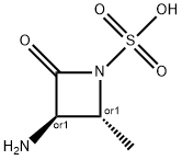 (2S,3S)-3-AMINO-2-METHYL-4-OXO-1-AZETIDINESULFONIC ACID Structure