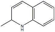 Quinoline, 1,2-dihydro-2-methyl- Struktur