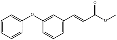 3-(3-Phenoxy-phenyl)-acrylic acid methyl ester Struktur