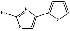 2-Bromo-4-(2-thienyl)thiazole Struktur