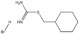 [(cyclohexylmethyl)sulfanyl]methanimidamide hydrobromide Struktur