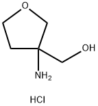 (3-AMINOTETRAHYDROFURAN-3-YL)METHANOL HCL Struktur