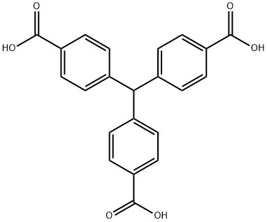 Benzoic acid,4,4',4''-methylidynetris- Struktur