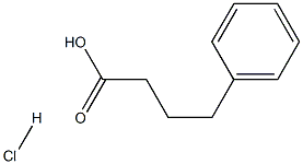 4-phenylbutyric acid hydrochloride Struktur