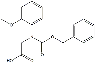 Cbz-S-2-methoxyphenylglycine Struktur