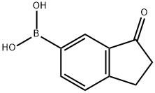 (3-氧代-2,3-二氫-1H-茚-5-基)硼酸 結(jié)構(gòu)式