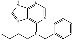 N-benzyl-N-butyl-9H-purin-6-amine Struktur