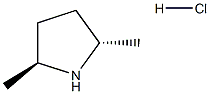 (2S,5S)-2,5-dimethylpyrrolidine:hydrochloride Struktur