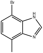 4-Bromo-7-methyl-1H-benzo[d]imidazole Struktur