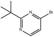 4-bromo-2-(tert-butyl)pyrimidine Struktur