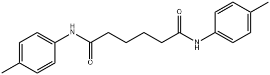 N,N'-bis(4-methylphenyl)hexanediamide Struktur