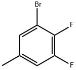 1-BROMO-2,3-DIFLUORO-5-METHYLBENZENE Struktur