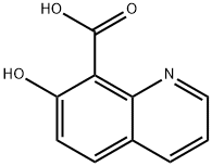 7-hydroxyquinoline-8-carboxylic acid Struktur