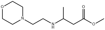 methyl 3-{[2-(morpholin-4-yl)ethyl]amino}butanoate Struktur