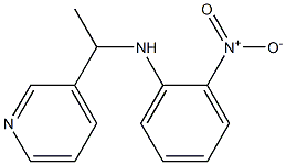 2-nitro-N-[1-(pyridin-3-yl)ethyl]aniline Struktur