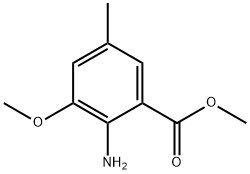 methyl-3-methoxy-5-methyl anthranilate Struktur