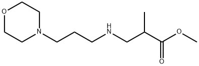 methyl 2-methyl-3-{[3-(morpholin-4-yl)propyl]amino}propanoate Struktur