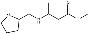 methyl 3-{[(oxolan-2-yl)methyl]amino}butanoate Struktur