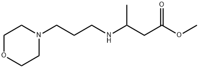 methyl 3-{[3-(morpholin-4-yl)propyl]amino}butanoate Struktur