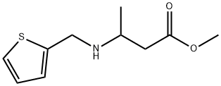 methyl 3-{[(thiophen-2-yl)methyl]amino}butanoate Struktur