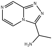 1-([1,2,4]triazolo[4,3-a]pyrazin-3-yl)ethan-1-amine Struktur