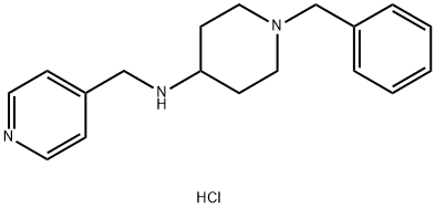 1-benzyl-N-[(pyridin-4-yl)methyl]piperidin-4-amine dihydrochloride Struktur