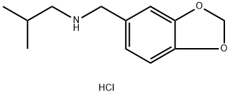 [(2H-1,3-benzodioxol-5-yl)methyl](2-methylpropyl)amine hydrochloride Struktur