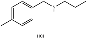 [(4-methylphenyl)methyl](propyl)amine hydrochloride Struktur