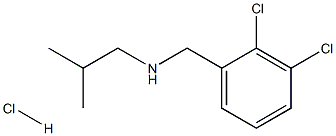 [(2,3-dichlorophenyl)methyl](2-methylpropyl)amine hydrochloride Struktur